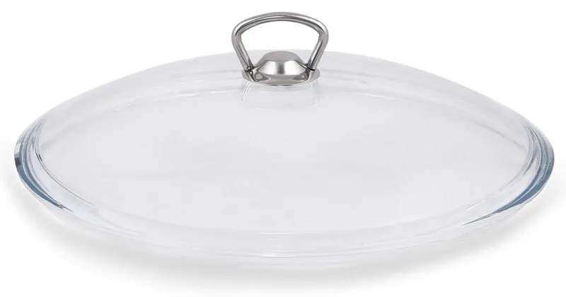 Classic rózsaszín alacsony alumínium edény fedővel, ø 30 cm - Güral Porselen