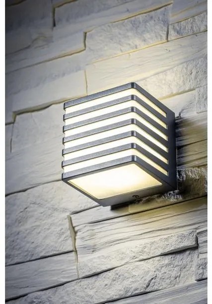 Lámpa Fali lámpa SIROLO LED 10W, 1000lm, IP54, AC220-240V, 50/60Hz,4000K, grafit