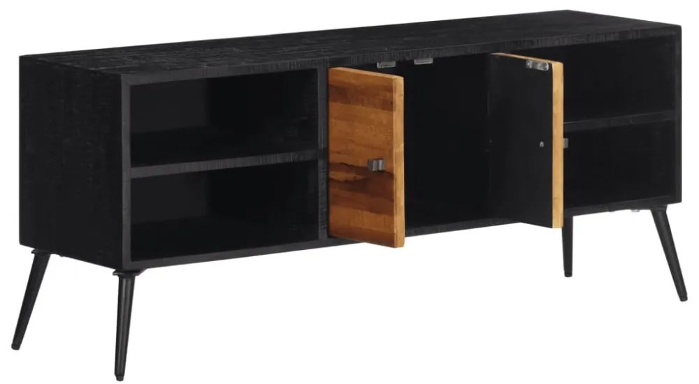 tömör újrahasznosított tíkfa TV-szekrény 112 x 31 x 45 cm