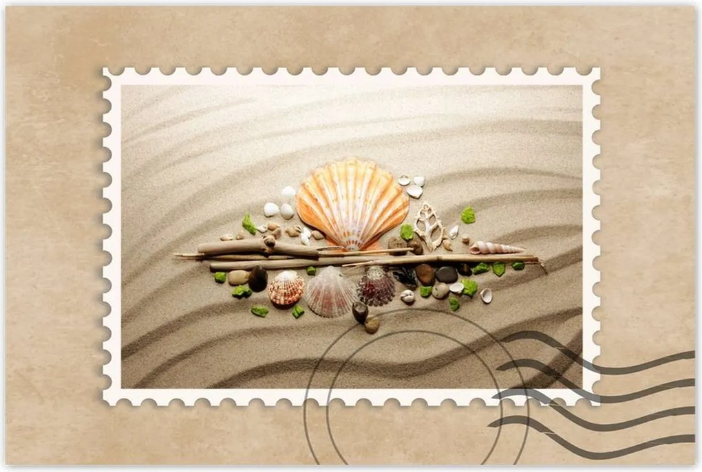 Poszterek 60x40 Kagylók Tengeri homok