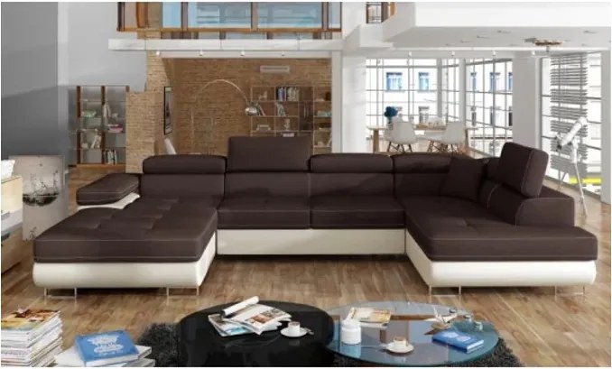 Rodrigo ágyazható U alakú ülőgarnitúra