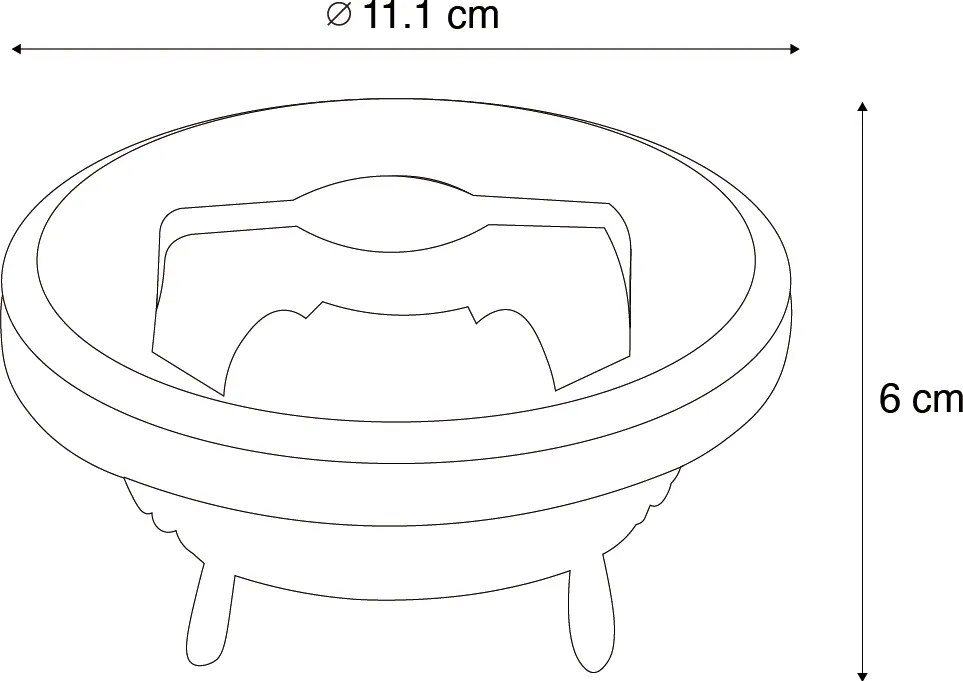 6 darabos G53 dimmelhető LED izzó készlet 111mm 12W 600 lm 2700K