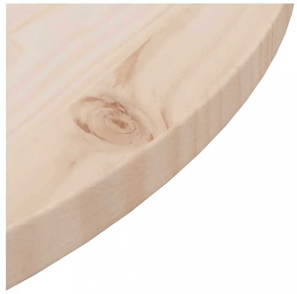 tömör fenyőfa asztallap Ø70 x 2,5 cm