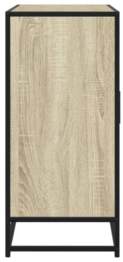 sonoma tölgy színű szerelt fa tálalóasztal 92 x 35 x 76 cm