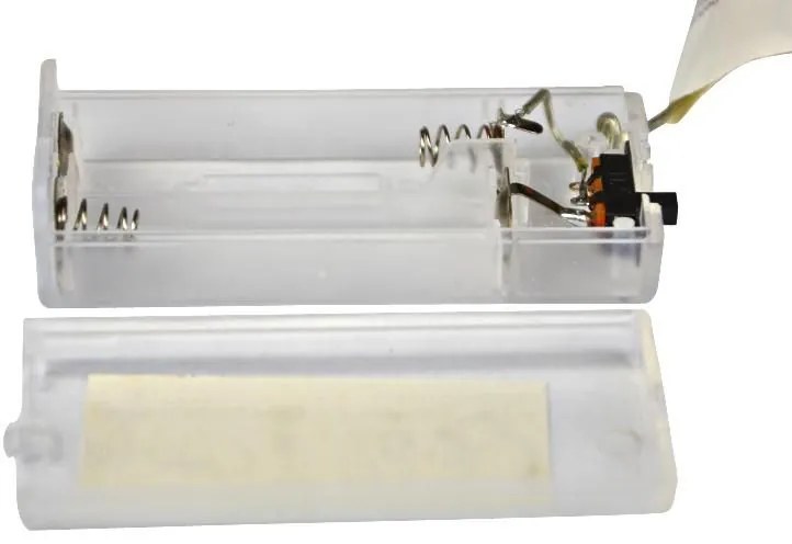 NEXOS Karácsonyi csillag 25 cm 10 LED meleg fehér