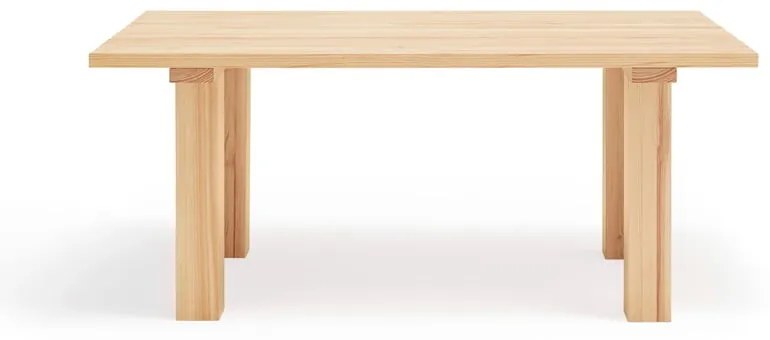 Étkezőasztal borovi fenyő asztallappal 100x180 cm Banda – Teulat