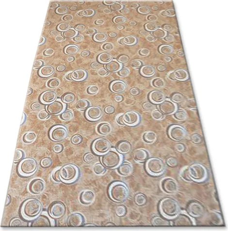 Szőnyeg 85x400 cm Drops bézs kerek pöttyös csepp #EE403