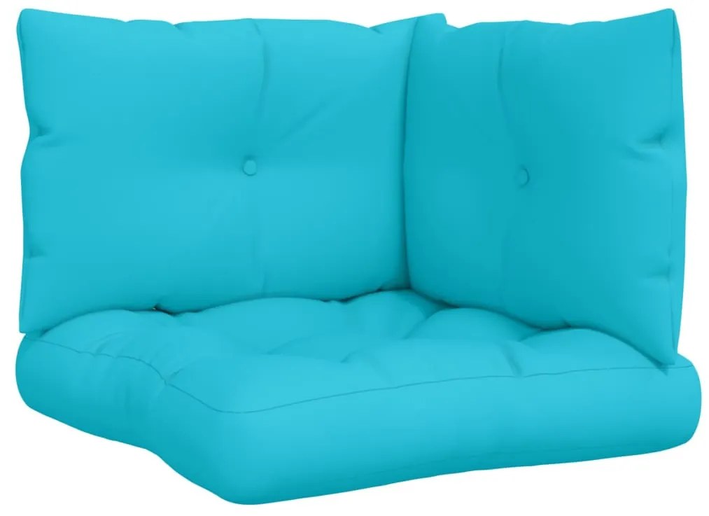 3 db türkiz oxford szövet raklappárna