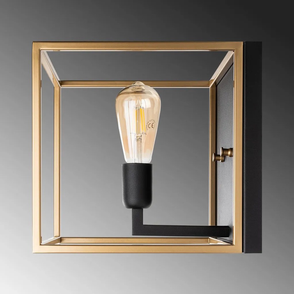 Kafes fém fali lámpa, 25×28 cm – TR892OPV3107