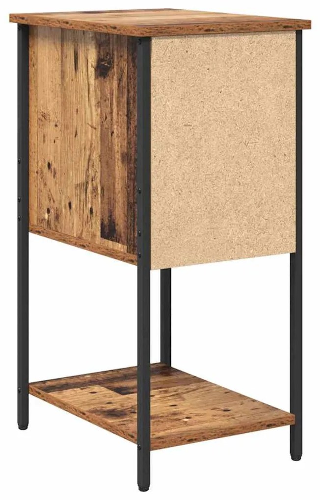 Éjjeliszekrény fiókkal 2 pcs Régi fa 32 x 42 x 70 cm Faanyag