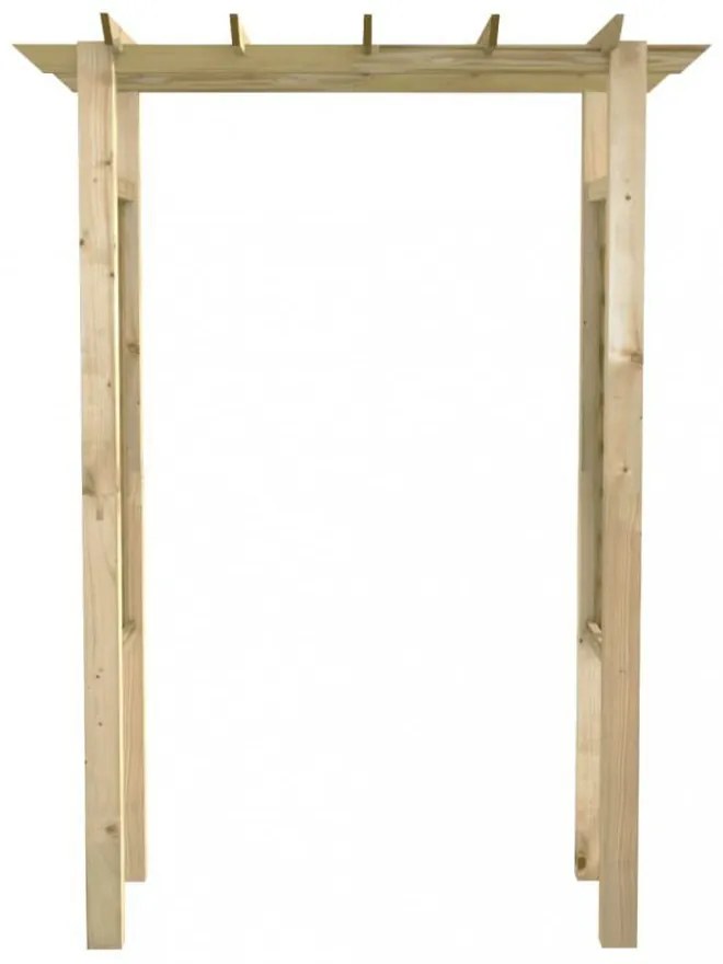 vidaXL fa lugas / rózsakapu 150 x 60 x 204 cm