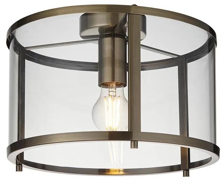 Endon 103112 - Mennyezeti lámpa HOPTON 1xE27/10W/230V matt króm