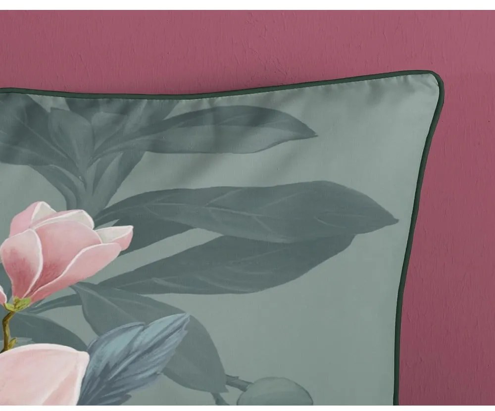 Rose zöld organikus pamut kétszemélyes ágyneműhuzat, 200 x 220 cm - Descanso