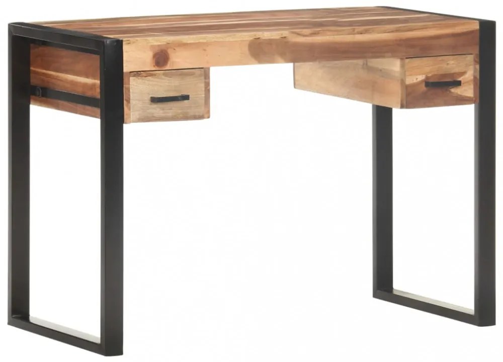 tömör fa íróasztal 110 x 50 x 76 cm
