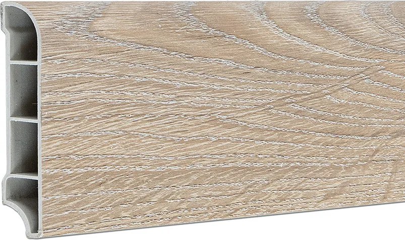 Vinyl SPC padlószegély Kent tölgy 2400x60x12 mm