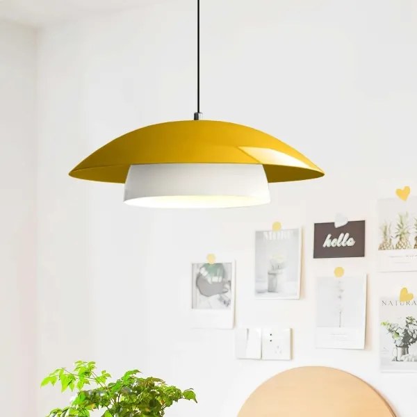 MOONLIGH kábeles csillár 1xE27/40W/230V sárga