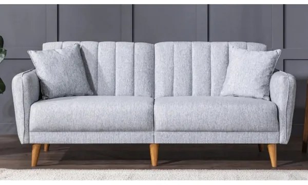 KITO szürke, kihúzható kétszemélyes kanapé