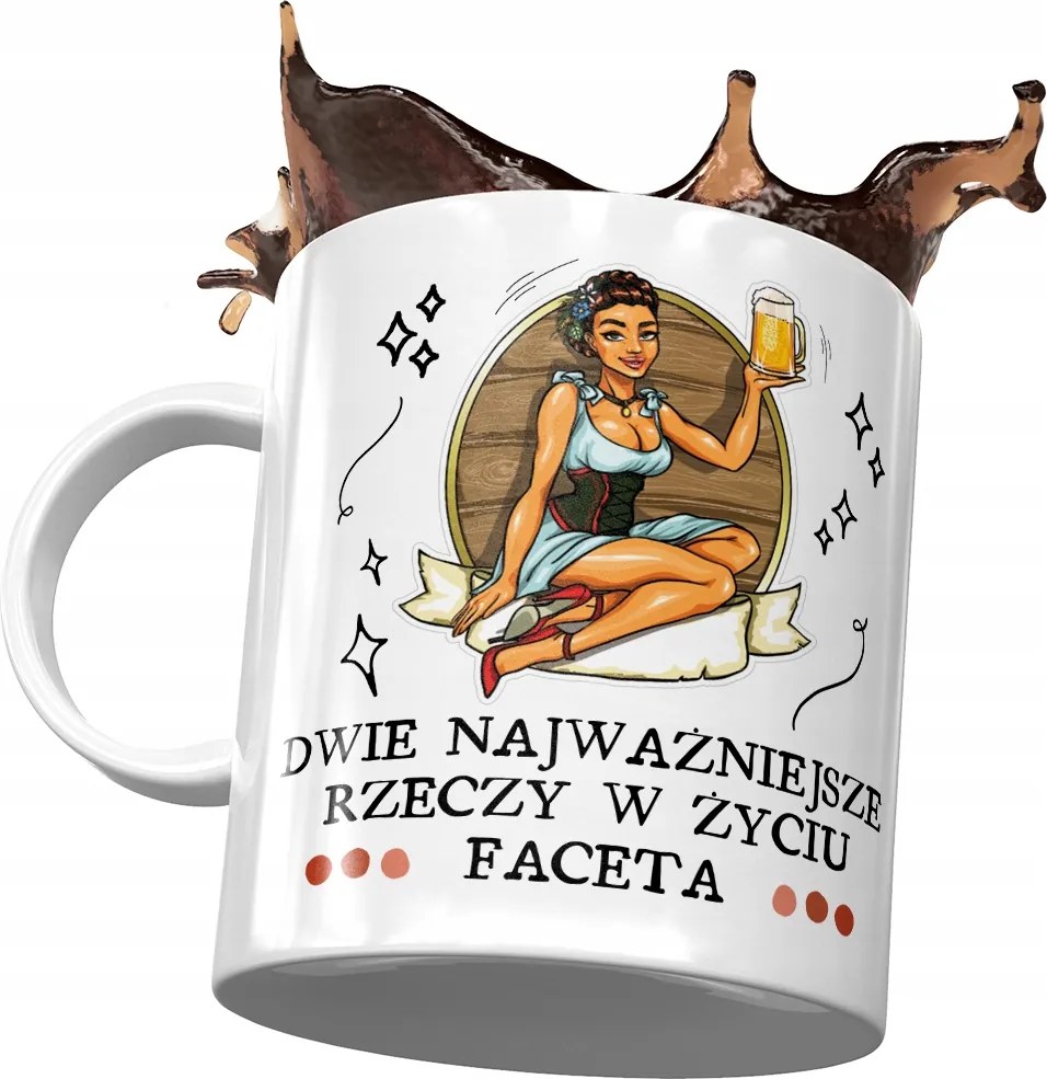 Bögre Vicces Két Legfontosabb Dolog Nyomtatott Fotóval