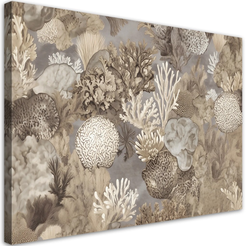 Gario Vászonkép Tengeri állatok és korallok Méret: 90 x 60 cm