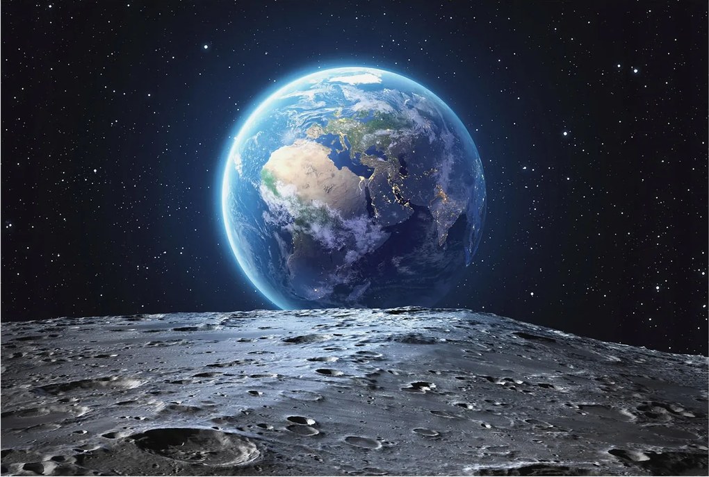 Fotótapéta Flizelin Dekoratív Hálószoba Kozmikus panoráma 104x70