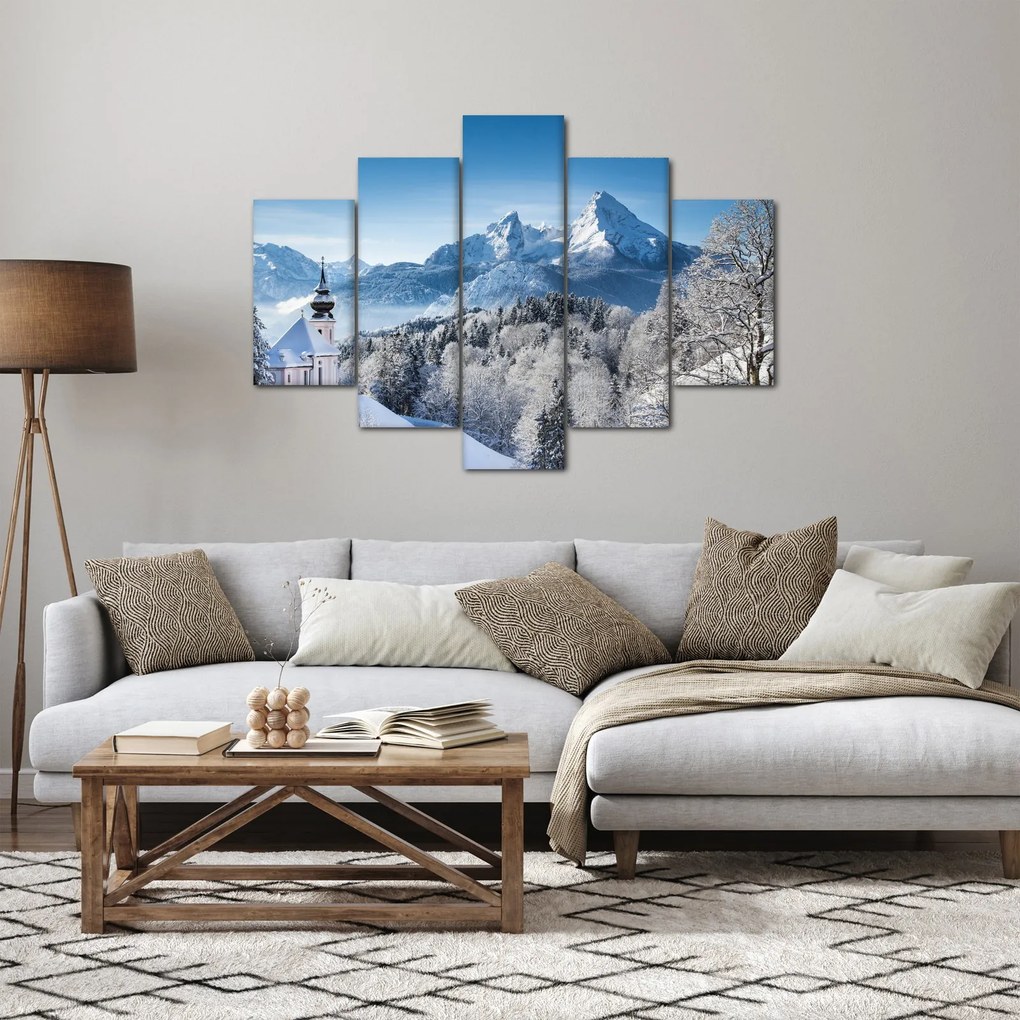 Kép - Egy pillantás a téli tájra (150x105 cm)