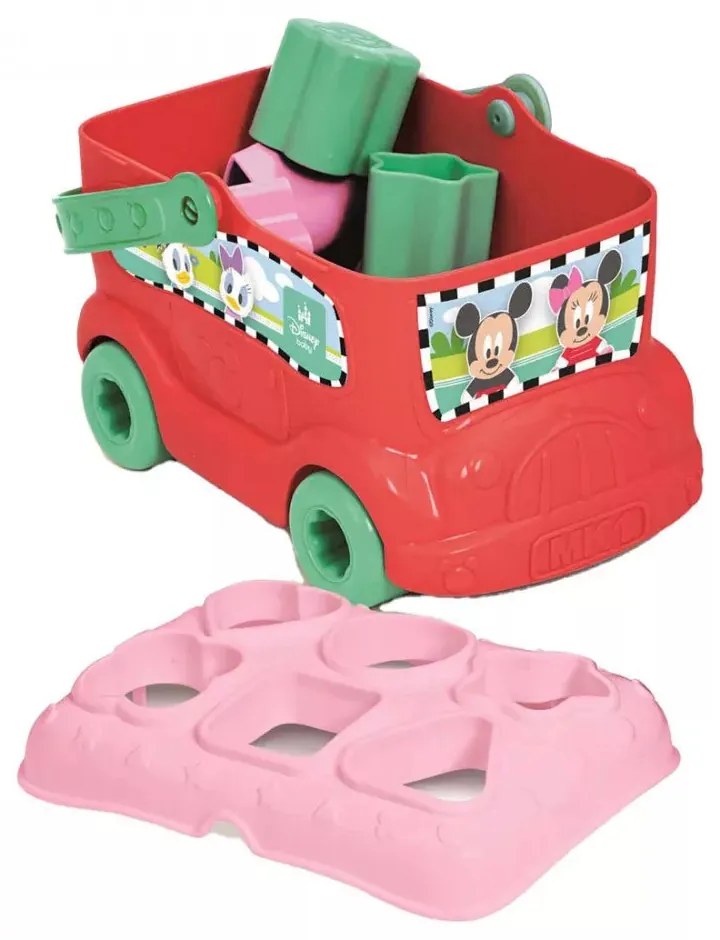 Disney Minnie Red formaválogató busz Clementoni