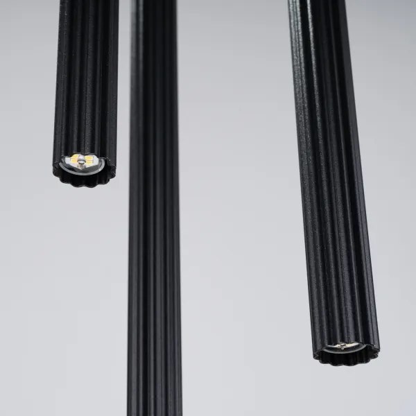 Sollux SL.1341 - Csillár zsinóron ARCHE 3xG9/8W/230V fekete