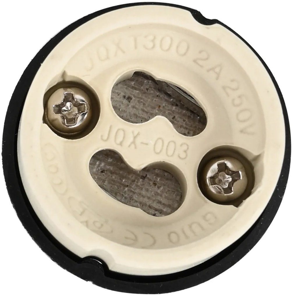 Beépített Spotlámpák 12 db Kerek GU10 Réz Ø90 mm Acél