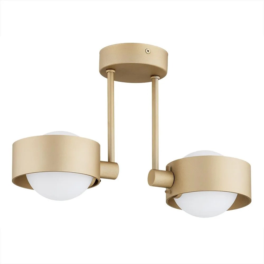 ARGON 7215 MASSIMO PLUS Modern Mennyezeti Lámpa Opál Szőnyeg, Arany G9 IP44