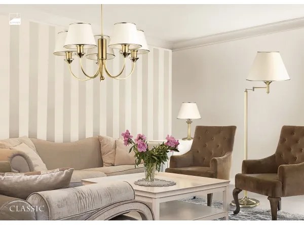 Jupiter 286 - CL 5 - Függeszték CLASSIC 5xE27/60W/230V