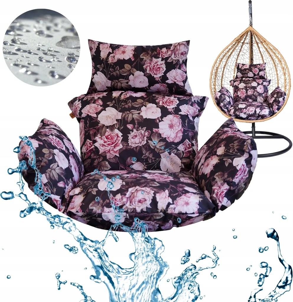 Kerti hinta párna Fotel Függő gubó gólyafészek Blomster