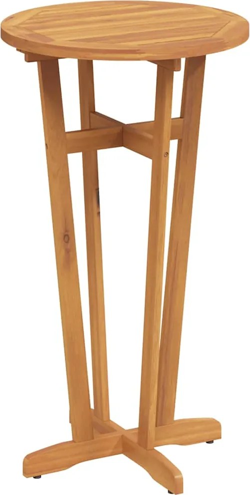 vidaXL tömör akácfa kerti bárasztal Ø60 x 105 cm