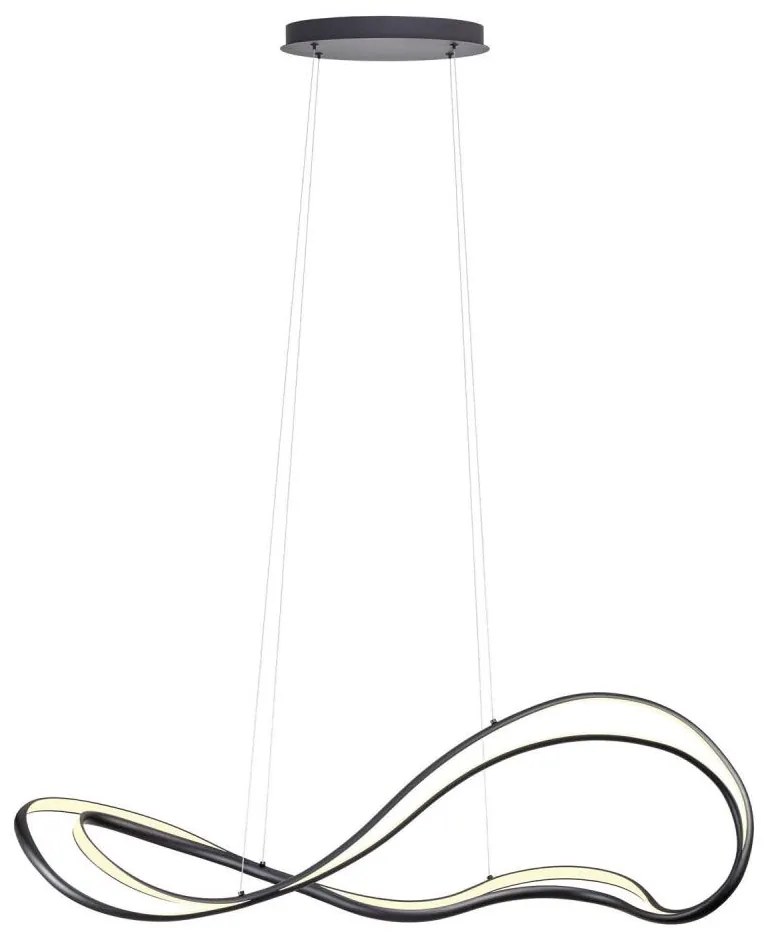 Redo 01-3599 - Dimmelhető LED kábeles csillár TEMPEST LED/58W/230V fekete