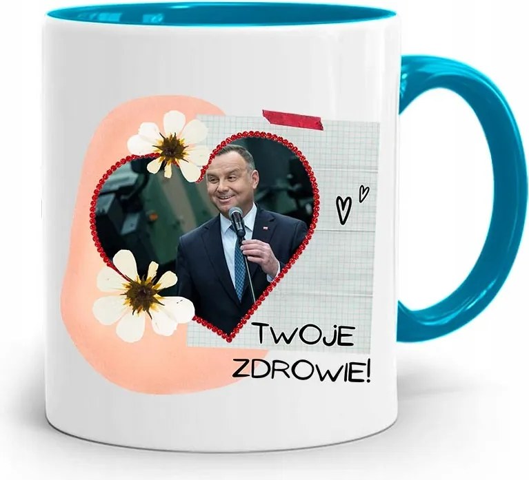 Kék Bögre Elnök Andráshida Írás Egészség