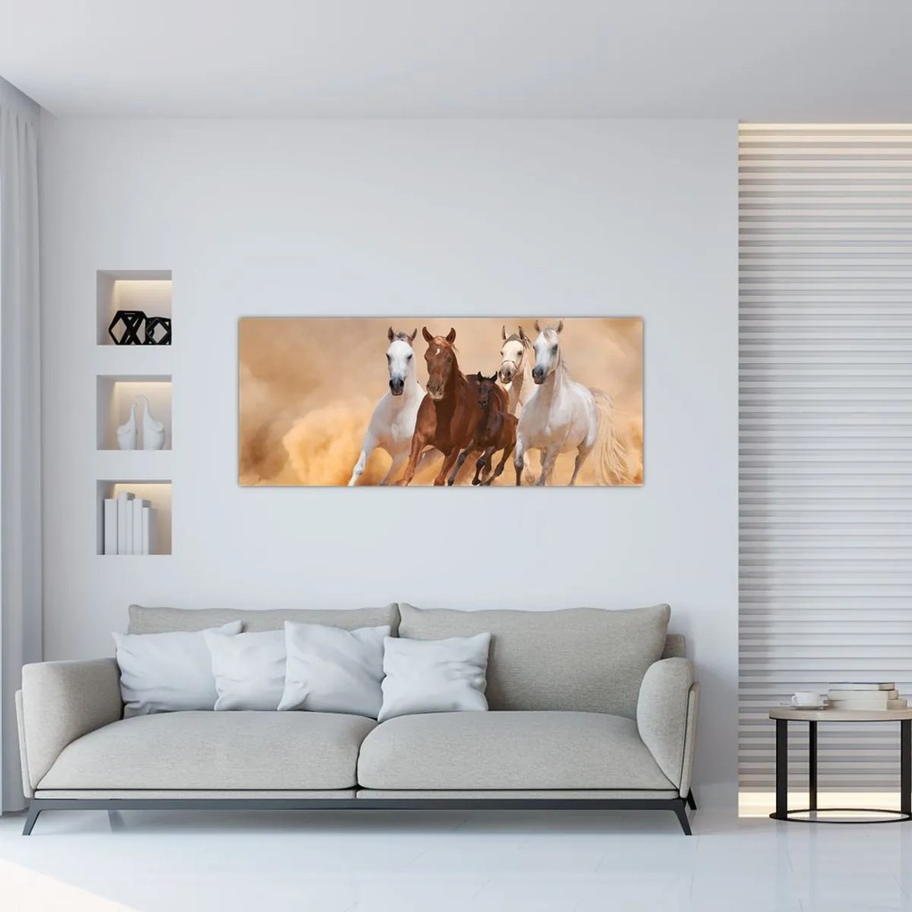 Kép - Lócsorda (120x50 cm)