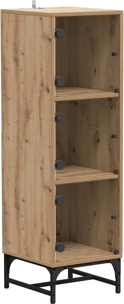 vidaXL Széf Artisan tölgy 35 x 37 x 117 cm