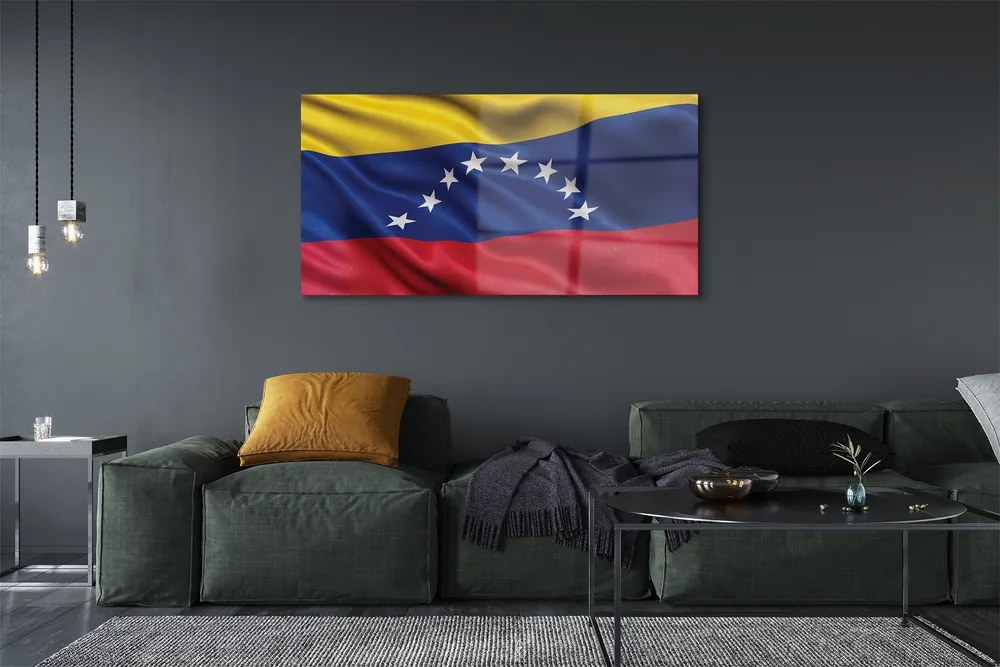 Üvegképek zászló Venezuela 100x50 cm