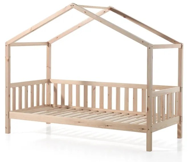Dallas borovi fenyő házikó gyerekágy, 90 x 200 cm - Vipack