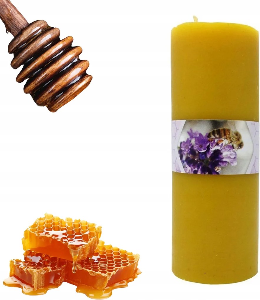 Méhviaszból Készült Dekorációs Gyertya