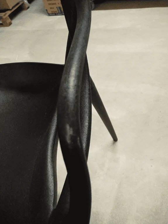 AKCIÓ Fekete műanyag szék KATO II. osztály