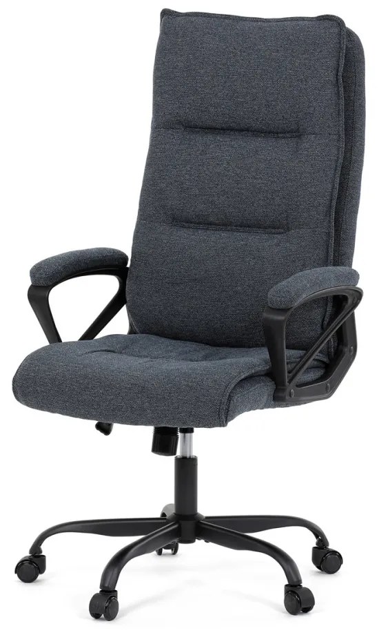 Scaun pivotant de birou confortabil, din țesătură, de culoare gri închis. KA-Y348