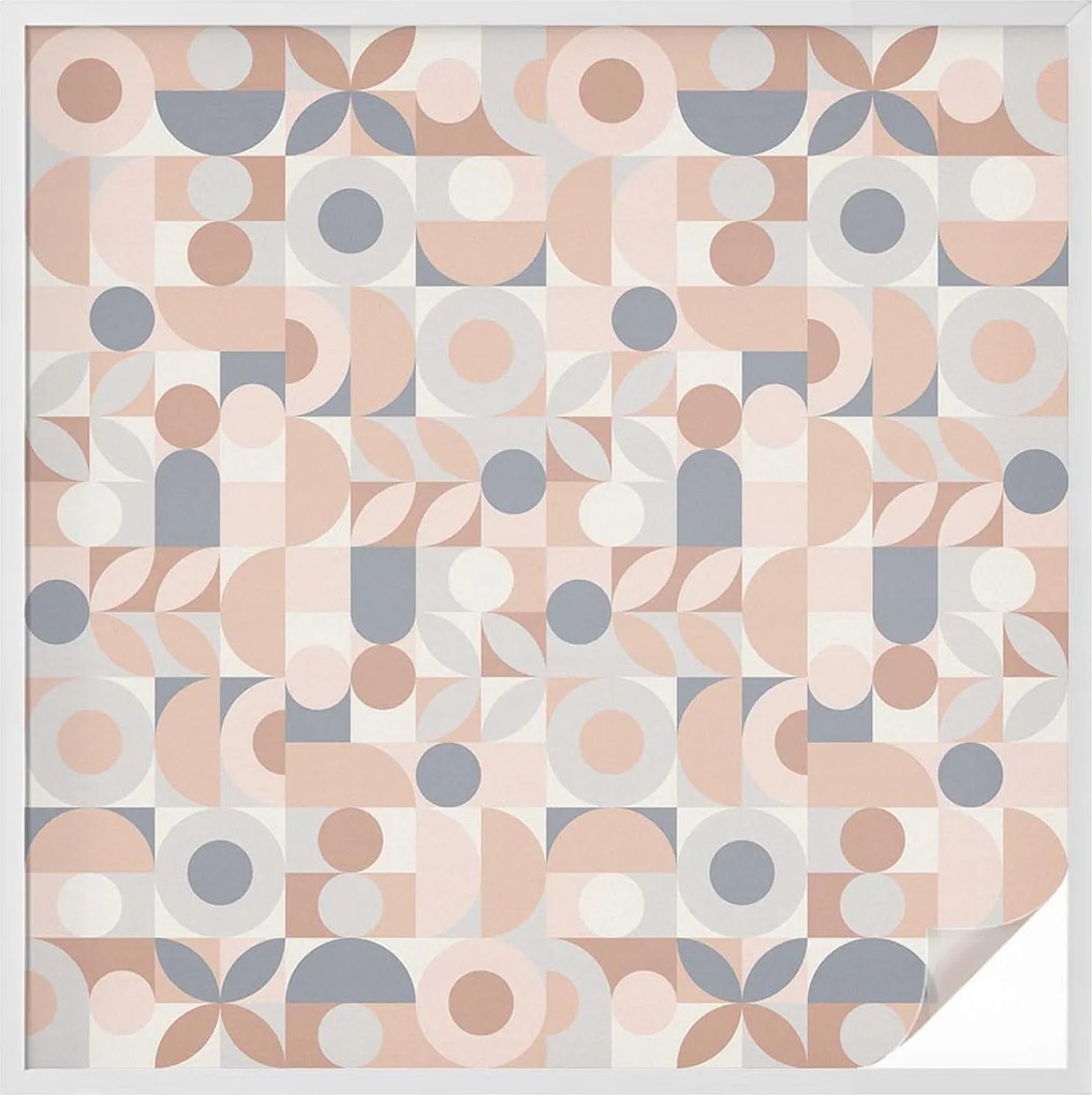 Ablaküveg fólia Adatvédelem Absztrakt mozaik 100x100 cm