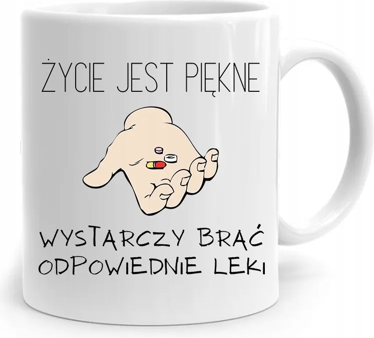 Bögre Ajándék Ápolónőnek Az Élet Gyönyörű, fényképes nyomtatással