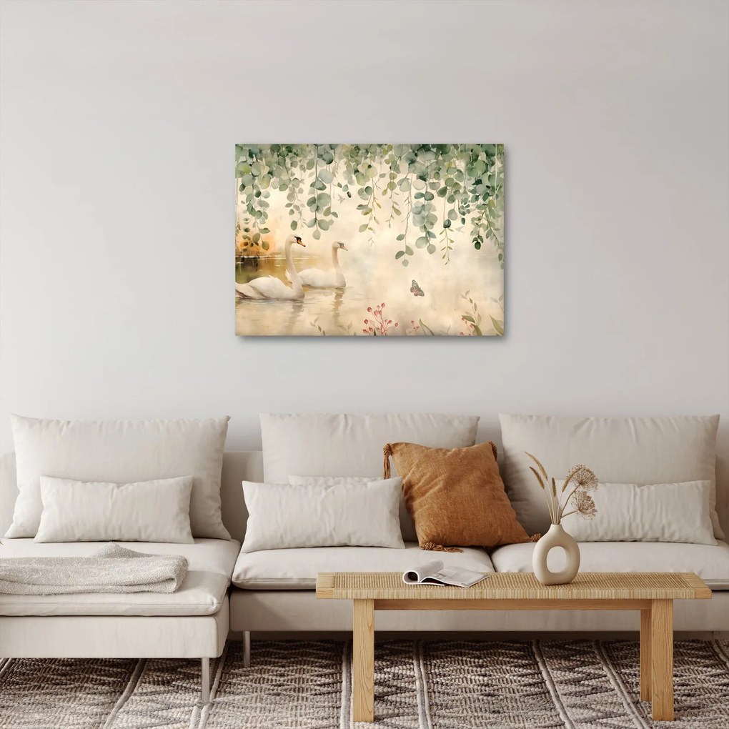 Kép - Tó, akvarell (70x50 cm)