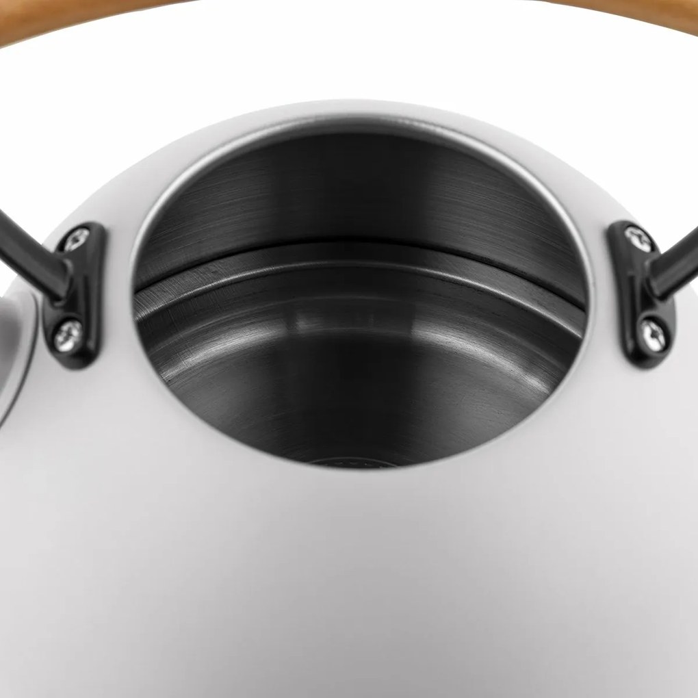 Florina Natura Line rozsdamentes  vízforraló kanna  2,3 l, szürke