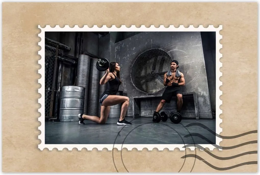 Poszterek 90x60 Illegális edzőterem Garázs