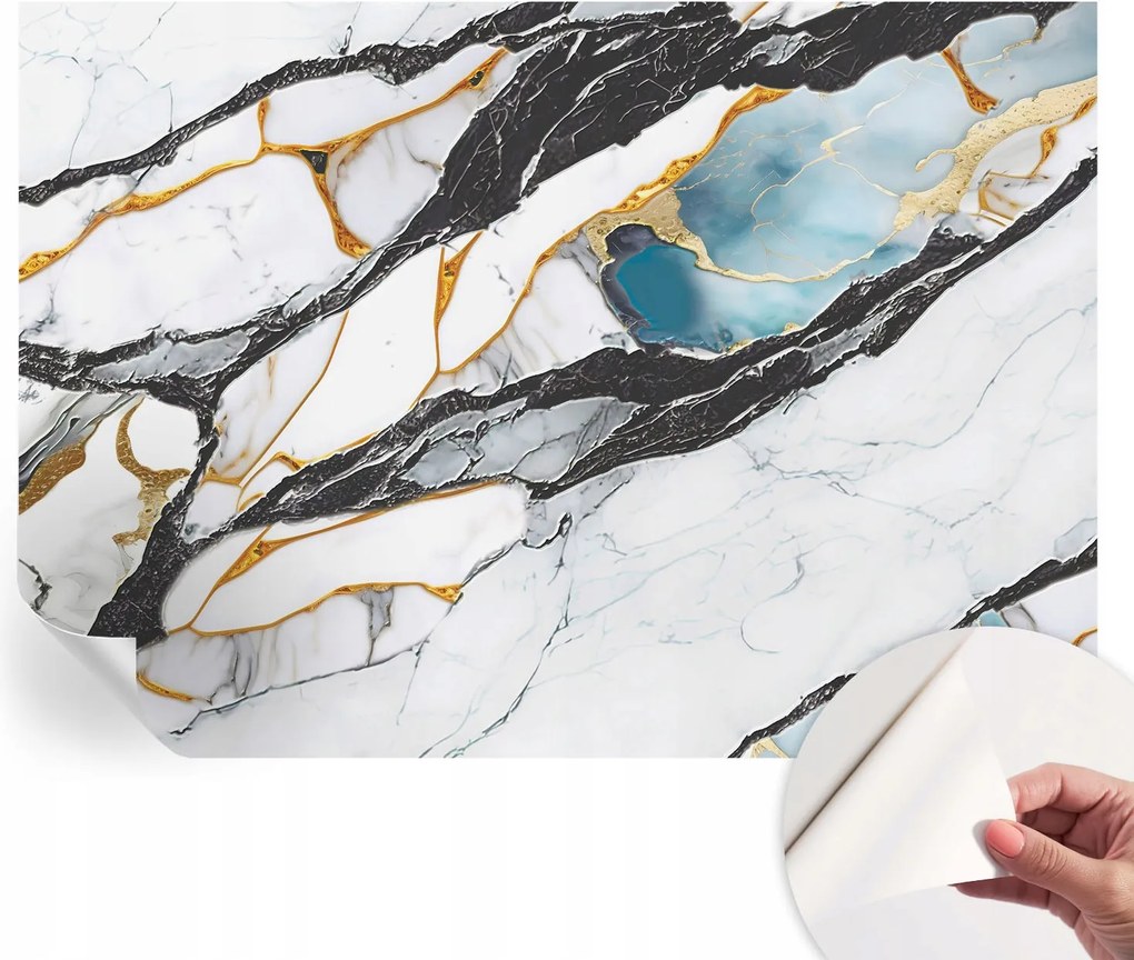 Modern öntapadós fali fotótapéta Elegáns márvány 208x146 cm