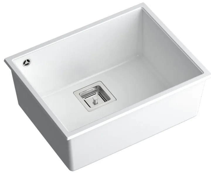 gránit mosogató DAVID 50 White