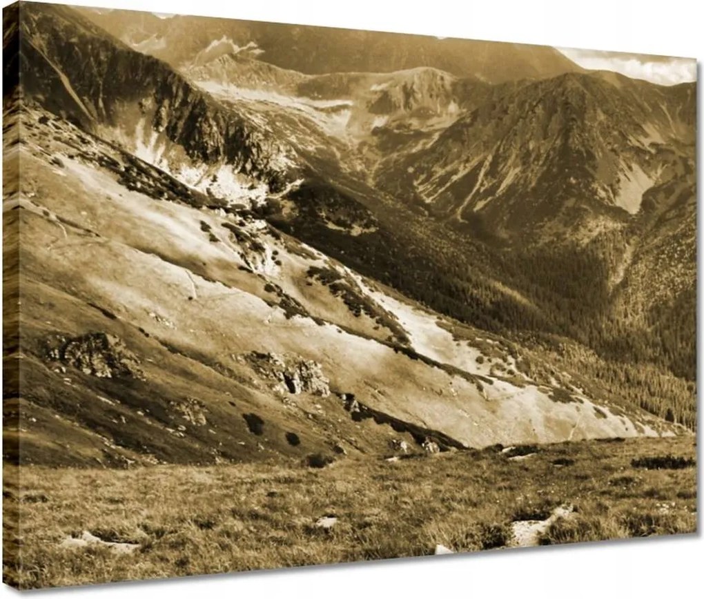 Vászonkép 40x30 Tátra Lengyel hegyek Kilátás