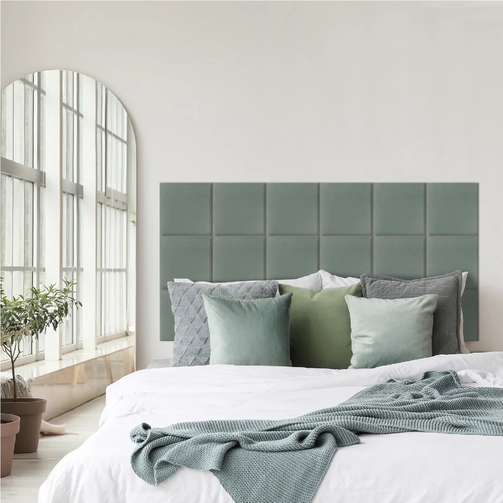 Kárpitozott panel - Négyzet - 50x50cm Szín: Menta